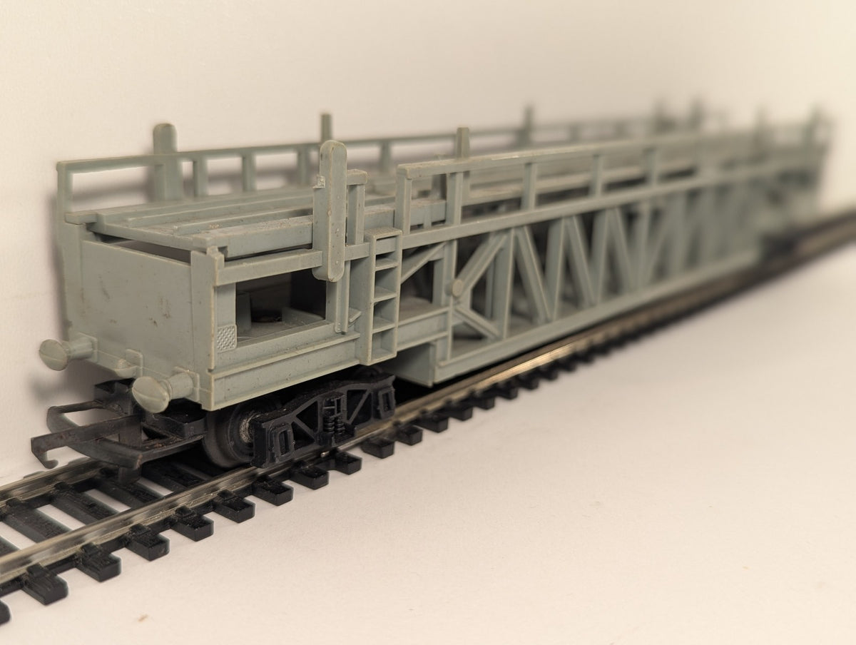 Tri-ang OO Gauge Double Deck Car Transporter Goods Wagon Grey R342