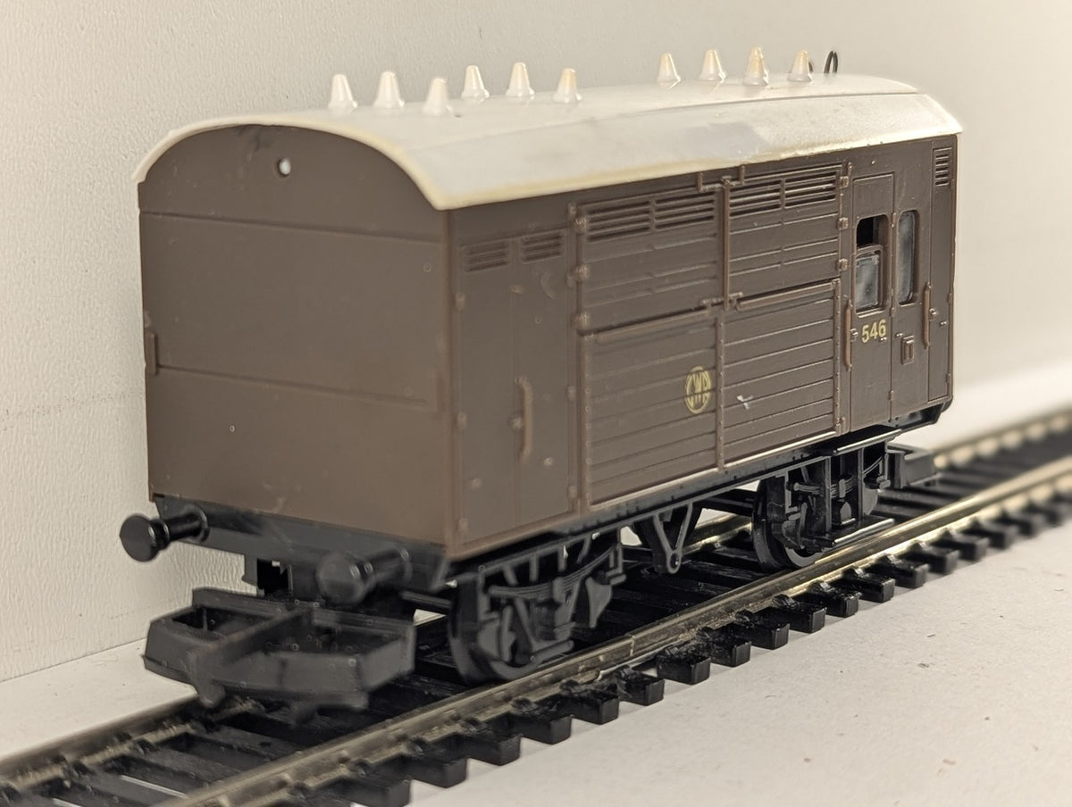 Lima OO Gauge GWR Siphon C Van Goods Wagon 546 GWR Brown 305634