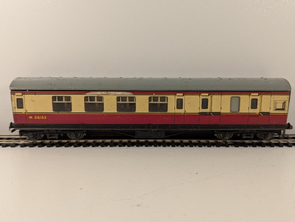 Hornby Dublo OO Gauge Stanier Coach Red & Cream Paddington–Bristol