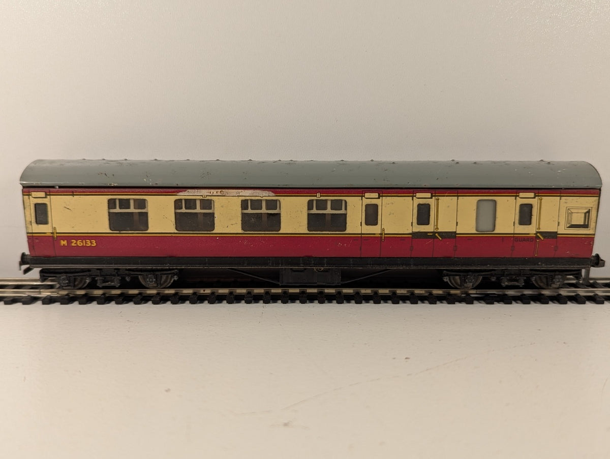 Hornby Dublo OO Gauge Stanier Coach Red & Cream Paddington–Bristol