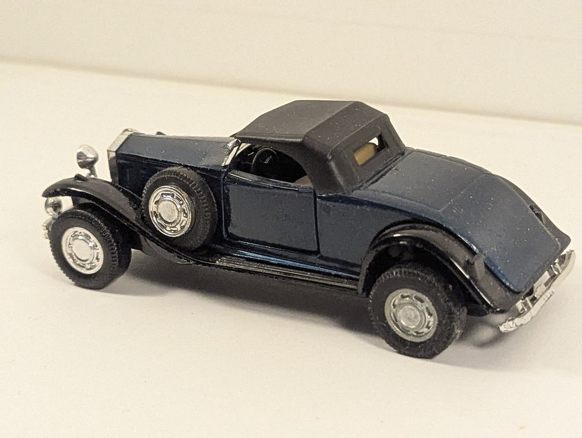 Yatming 1:64 1931 Rolls-Royce Phantom II Die-cast Model Car Dark Blue and Black