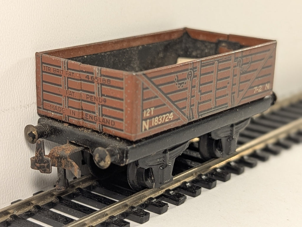 Trix Twin Railway OO Gauge 12T Open Wagon Goods Wagon N 183724 LNER Brown