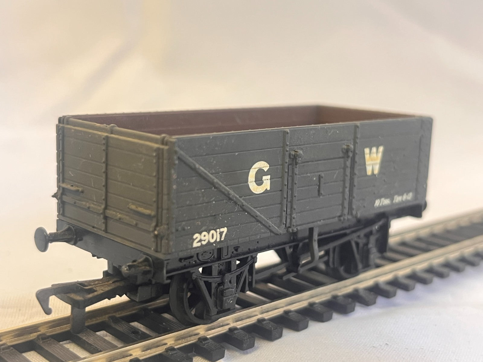 Airfix GMR OO Gauge 7 Plank Open Mineral Wagon GWR Grey