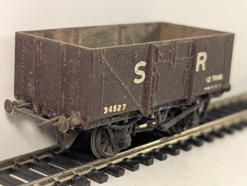 Kit Built OO Gauge SR 12 Ton Open Wagon 34327 SR Brown
