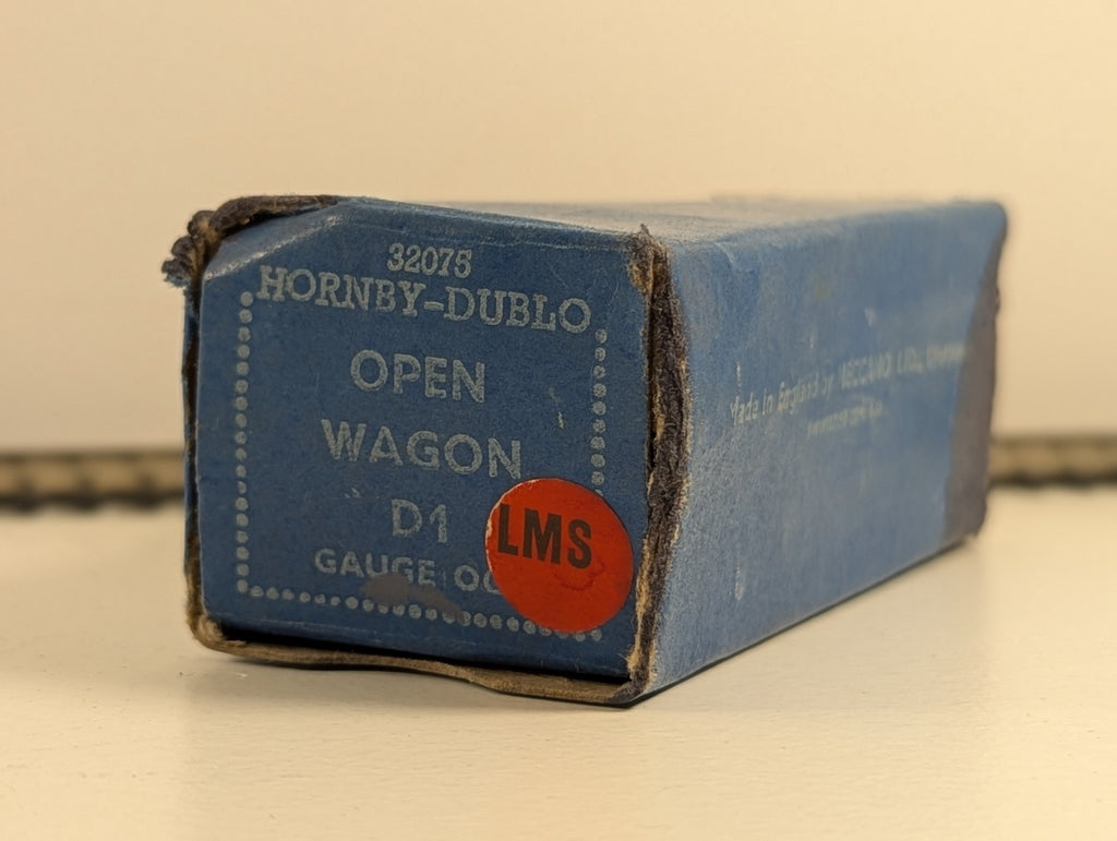 Hornby Dublo 32075 OO Gauge LMS Red D1 5 Plank Open Wagon - Boxed