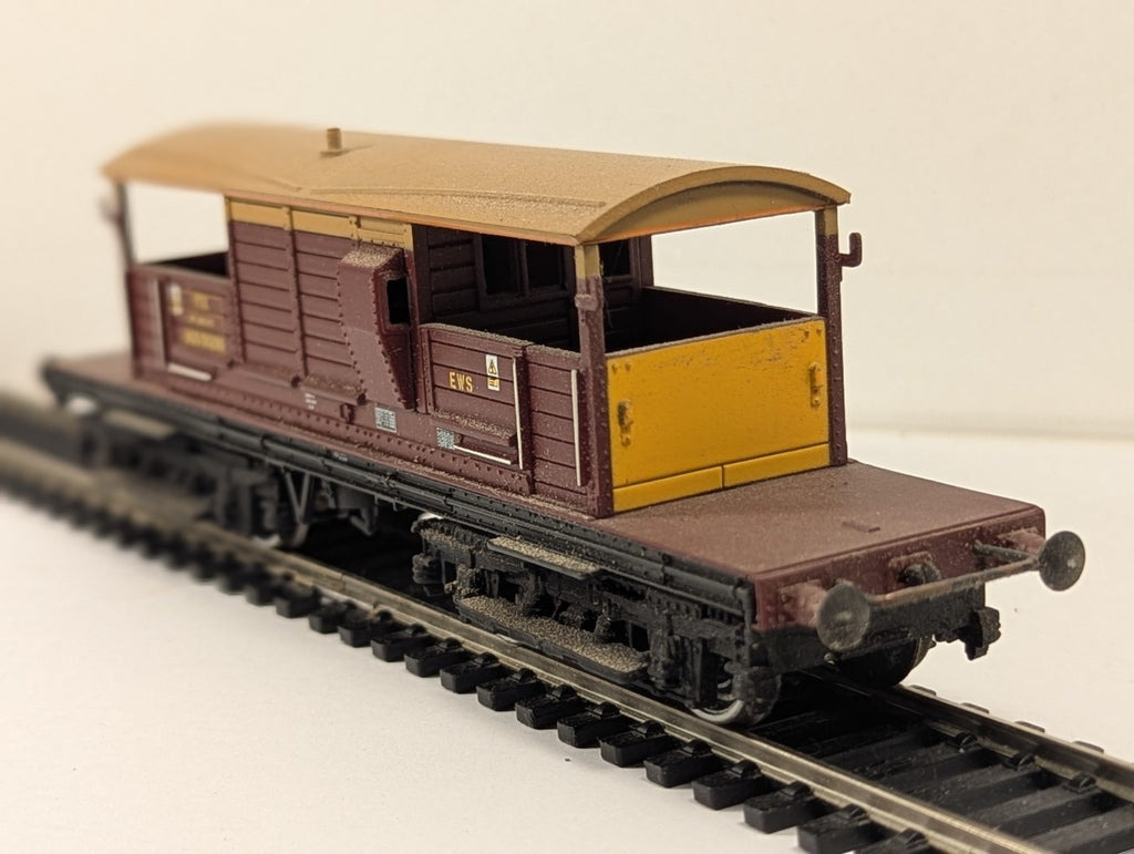 Bachmann OO Gauge BR Shark Ballast Plough Brake Van Wagons ADS 56299 EWS