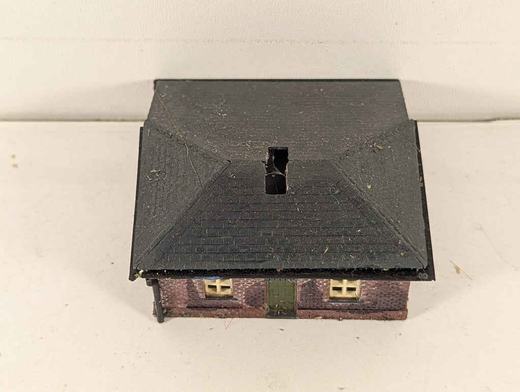 N Gauge Weighbridge Office Buildings Red Brick