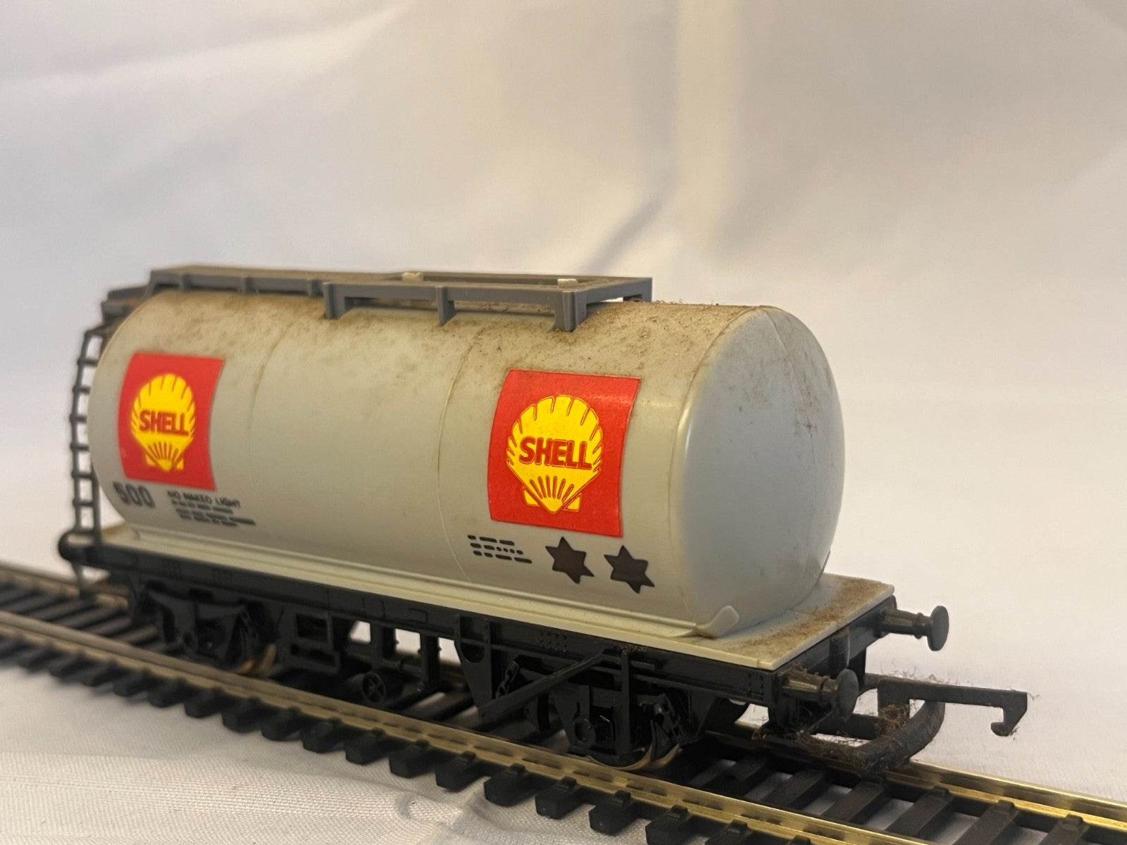 Hornby R020 OO Gauge Shell Grey TTA Tank Wagon Boxed