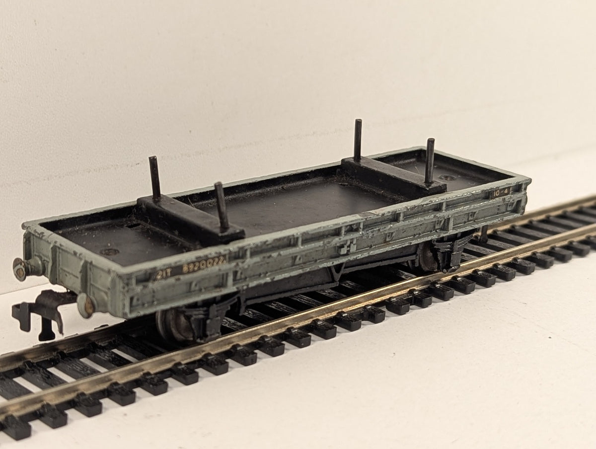 Hornby Dublo OO Gauge 10-Ton Bolster Wagon Goods Wagon B920022 BR Grey 4610