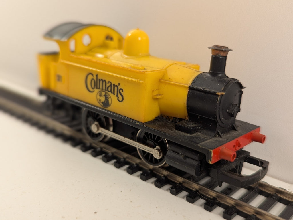 Hornby OO Gauge R155 Holden 0-4-0T “Colman’s Mustard” Yellow Tank Locomotive