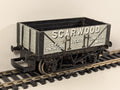 Hornby R716 OO Gauge 5-Plank Open Wagon – “Scarwood Coal, Longwood Society Ltd”