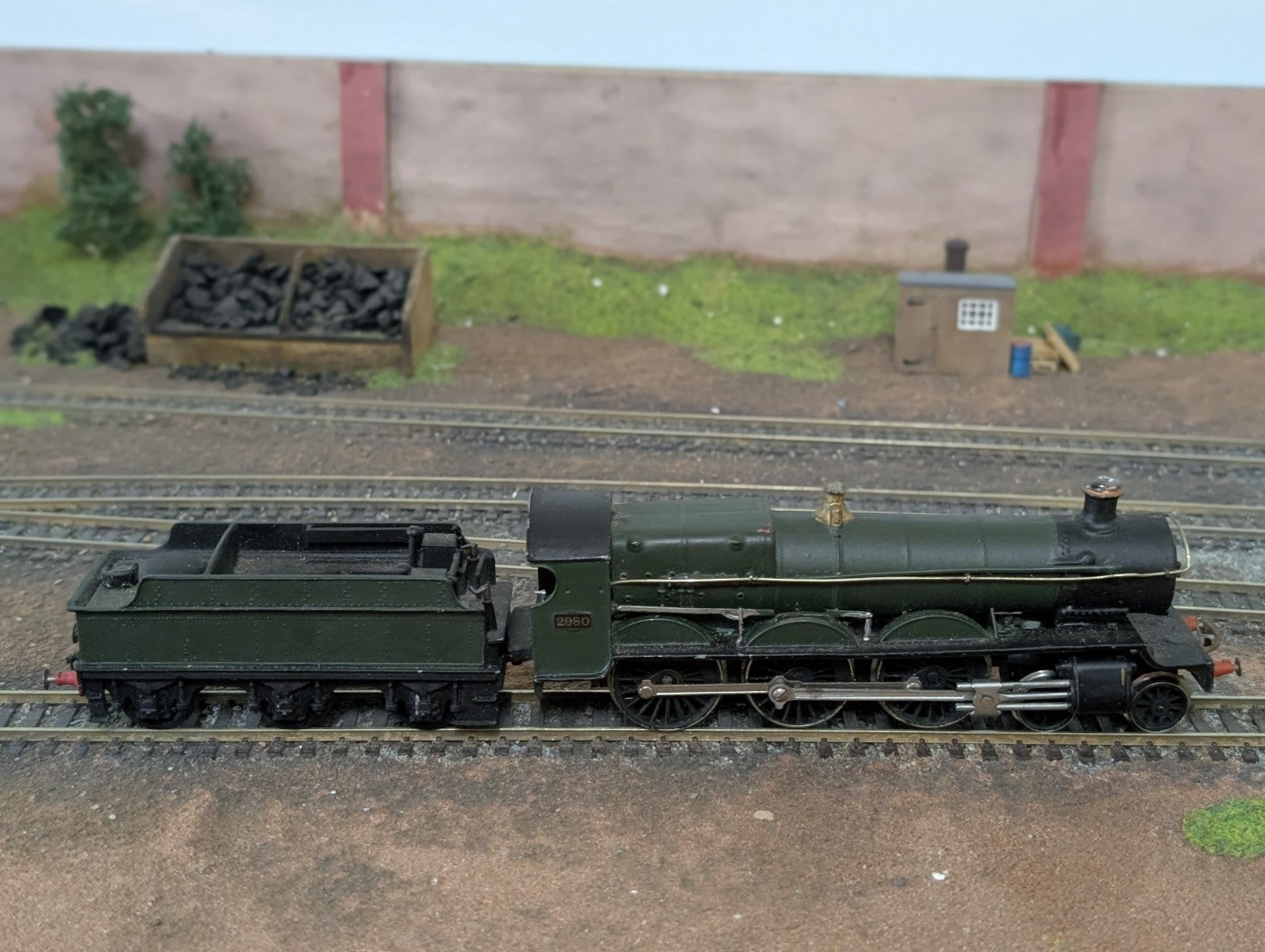 Kitbuilt OO Gauge GWR Hall Class Steam Locomotive Green