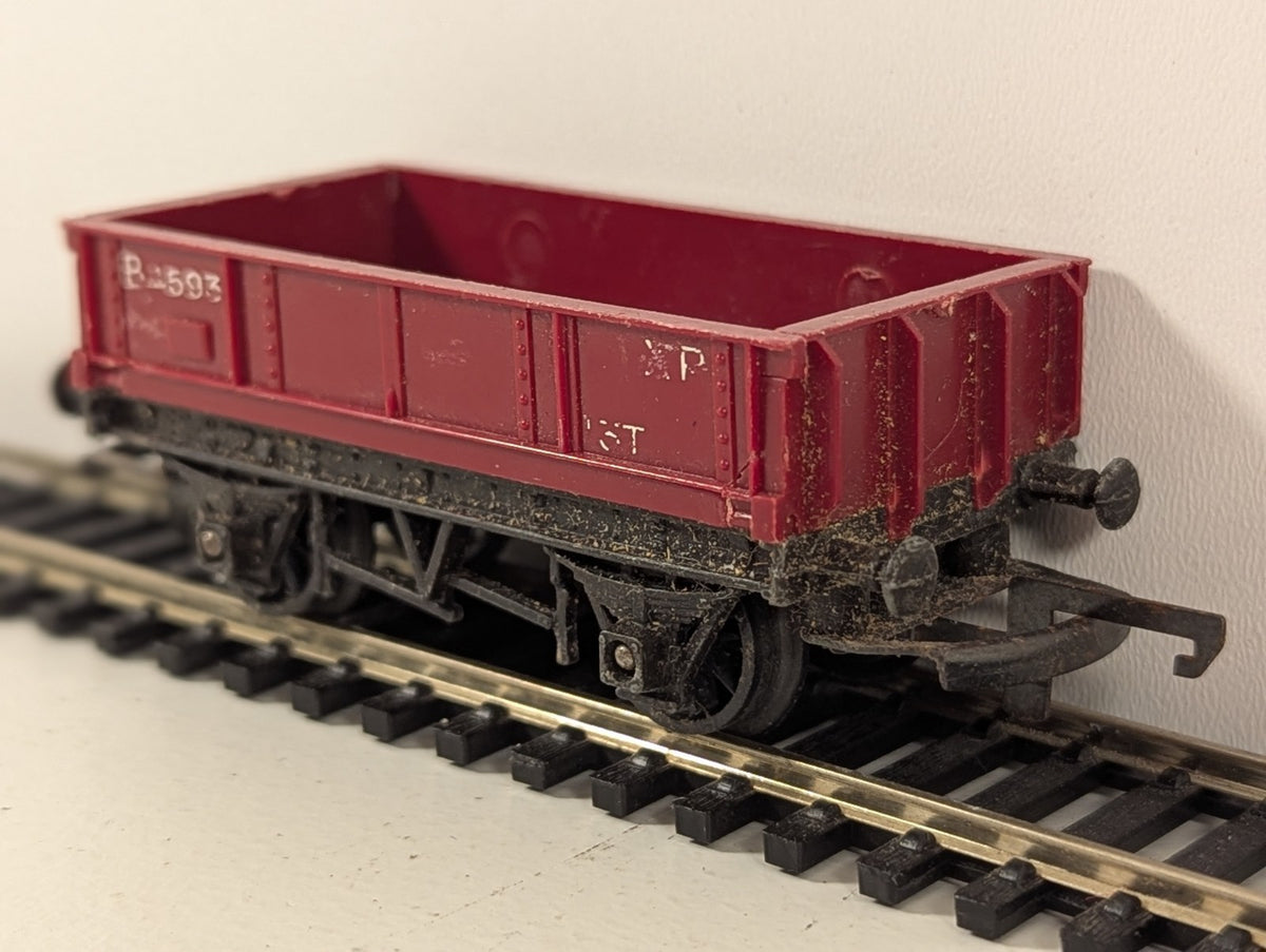 Tri-ang Hornby R113 OO Gauge BR Drop-Side Goods Wagon B4593