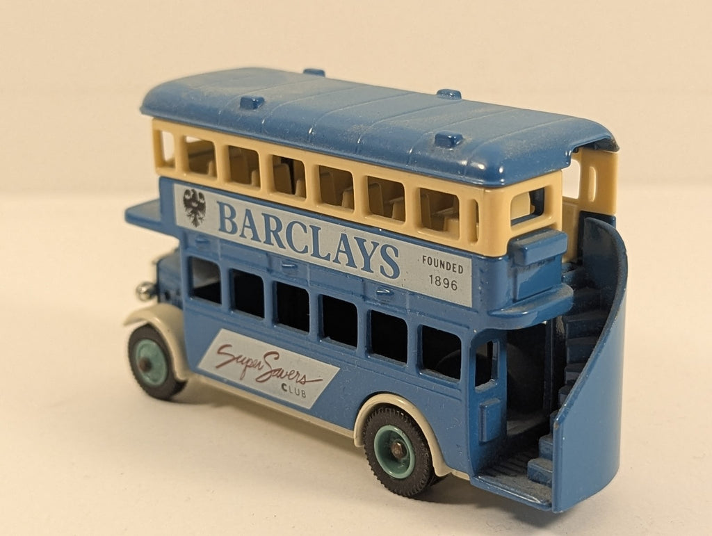 Lledo Dennis Double Decker Bus Die-cast Model Bus Barclays Super Savers Club