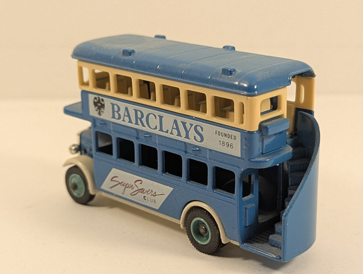 Lledo Dennis Double Decker Bus Die-cast Model Bus Barclays Super Savers Club