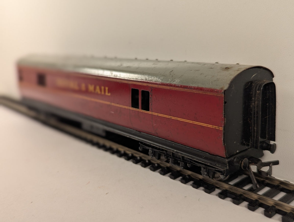 Hornby Dublo OO Gauge Royal Mail TPO Van Passenger Coach W807 BR Maroon