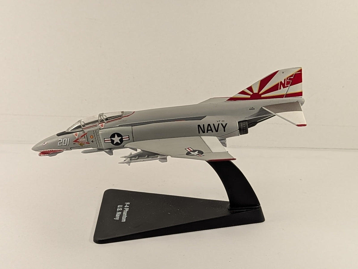 F-4 Phantom Die-cast Model Aircraft 201 U.S. Navy VF-111 Sundowners