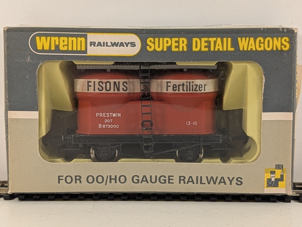 Wrenn Railways W4658 Prestwin Twin Silo Wagon “Fisons Fertilizer”
