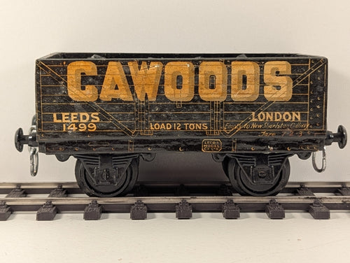 Cawoods Coal Wagon O Gauge Kit-Built Leeds Model Company Repainted