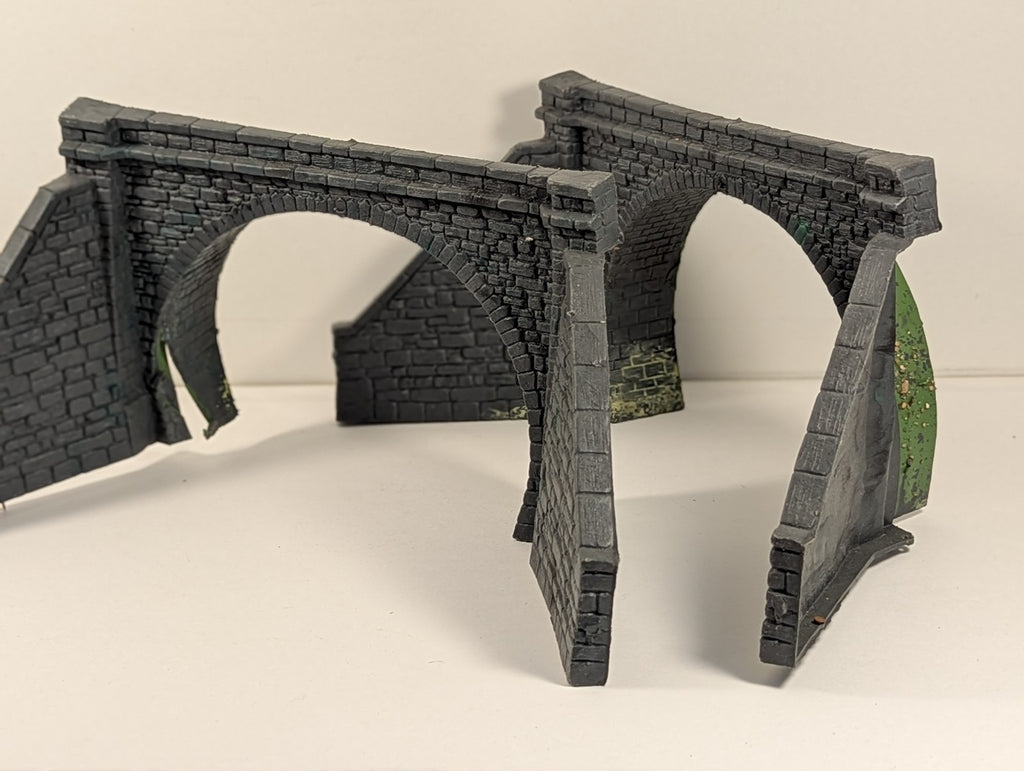 OO Gauge Flexible Stone Bridge Sides Scenic & Buildings