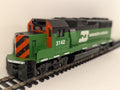 Athearn HO Scale EMD GP50 Phase II Locomotive 3142 Burlington Northern 4584