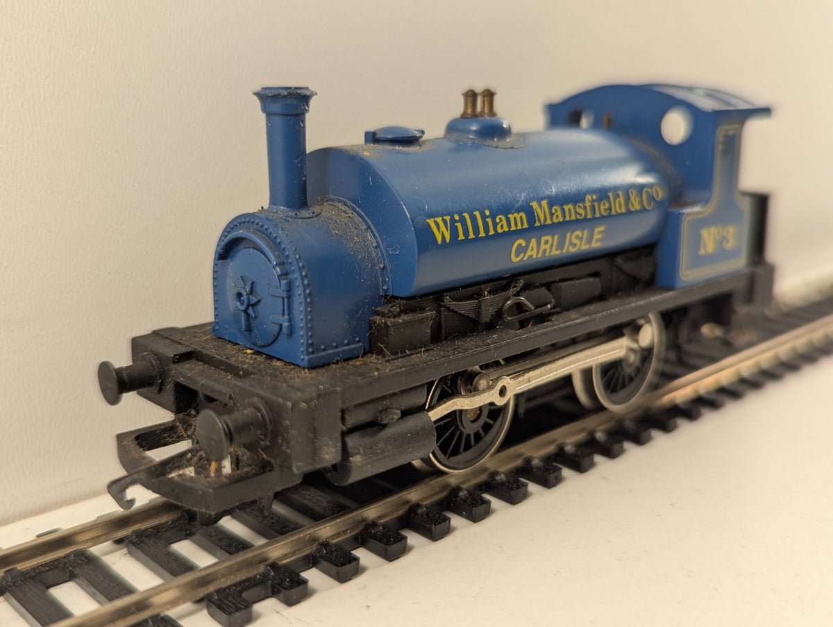 Hornby R161 William Mansfield & Co 0-4-0 Industrial Locomotive Needs Attention