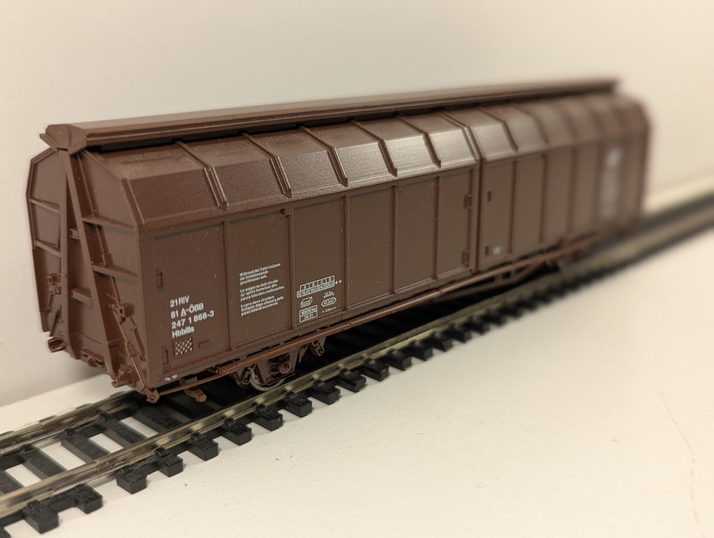 Roco HO PKP Cargo Hmrrs29 Sliding Wall Wagon