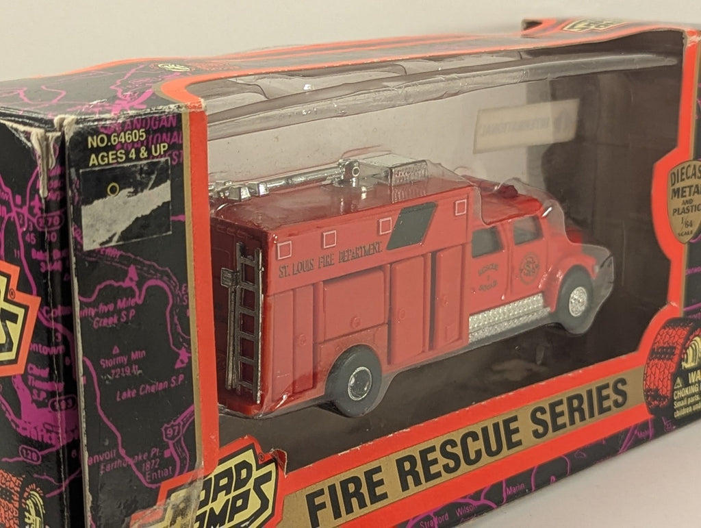 Road Champs 1:64 Scale 64605 International Rescue Squad Truck St. Louis Fire Dep