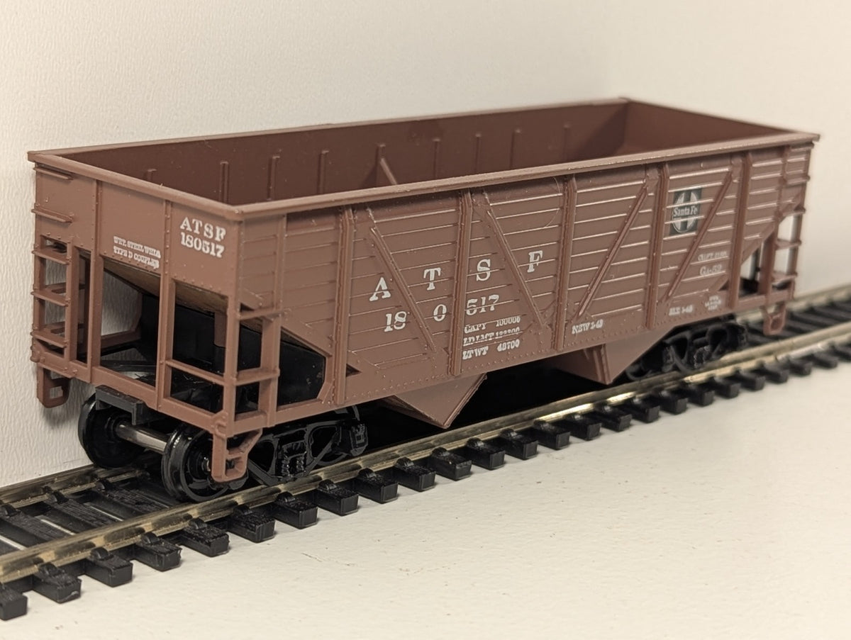 Athearn HO Gauge Santa Fe 34ft Twin Bay Hopper 180517