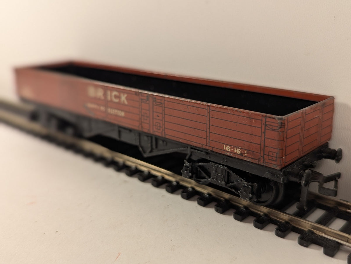 Hornby Dublo OO Gauge 50-ton Bogie Brick Wagon Goods Wagon E 163535 BR Bauxite