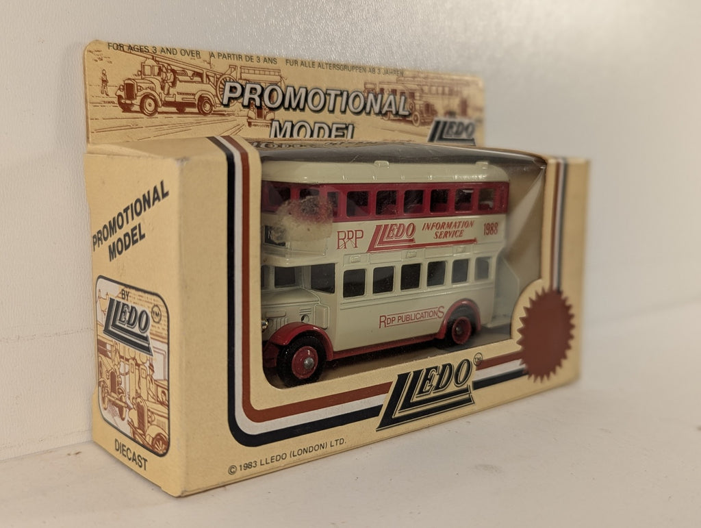 Lledo Double Decker Bus Die-cast Vehicle 1988