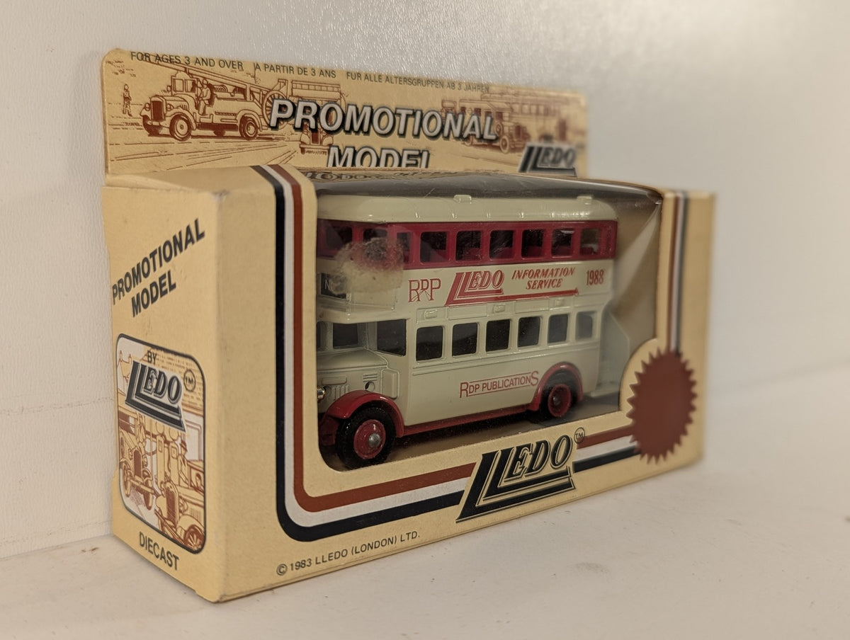 Lledo Double Decker Bus Die-cast Vehicle 1988
