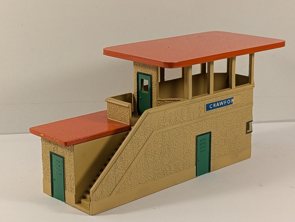Hornby Dublo OO Gauge D1 Signal Cabin Buildings & Structures Cream