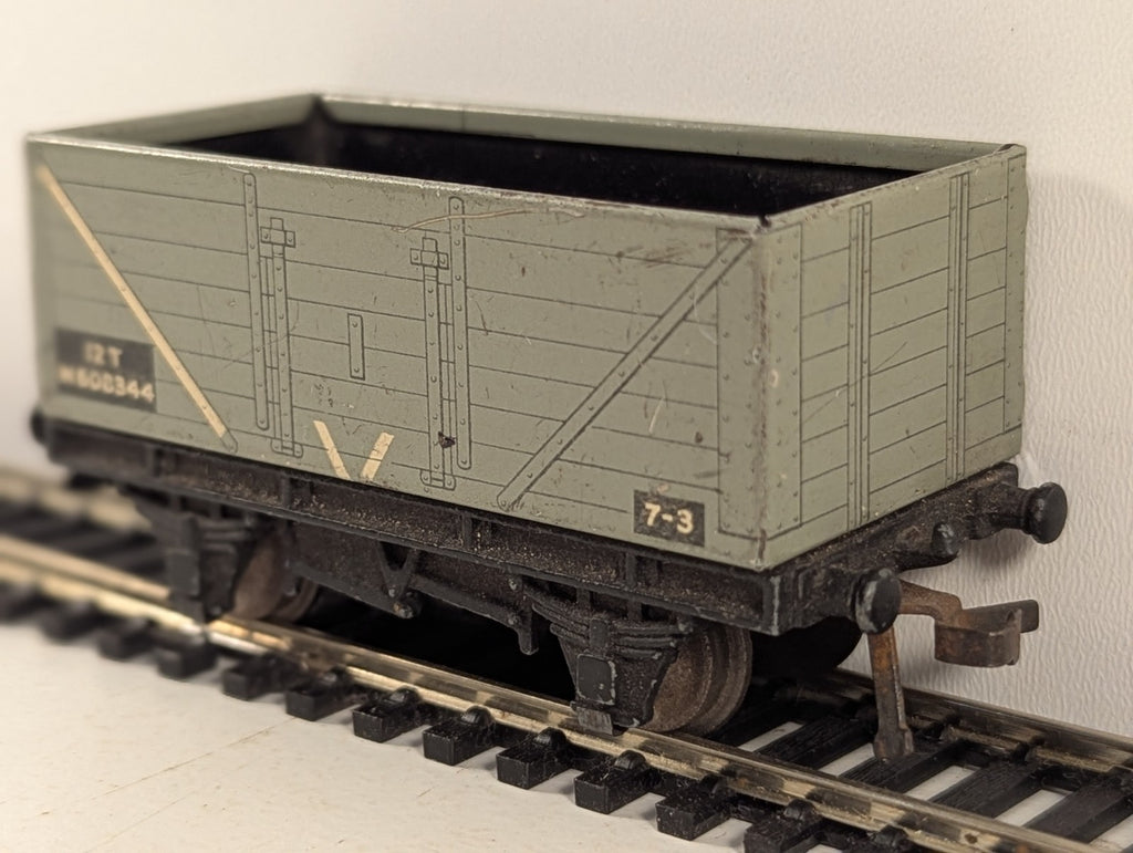 Hornby Dublo OO Gauge 12-Ton Open Wagon Wagons M608344 BR Grey D1