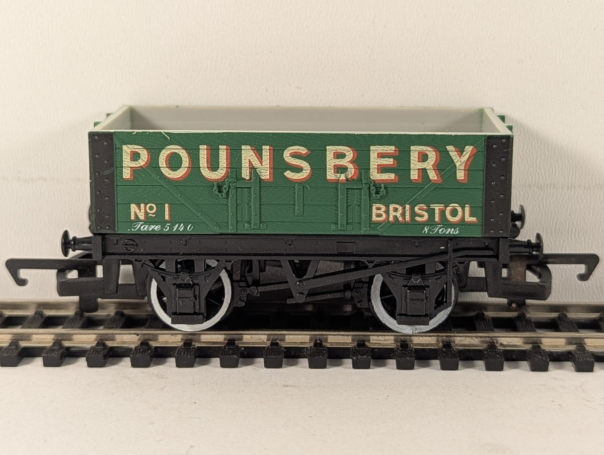 Hornby OO Gauge Pounsbery Bristol 5-Plank Open Wagon Goods Wagon 1
