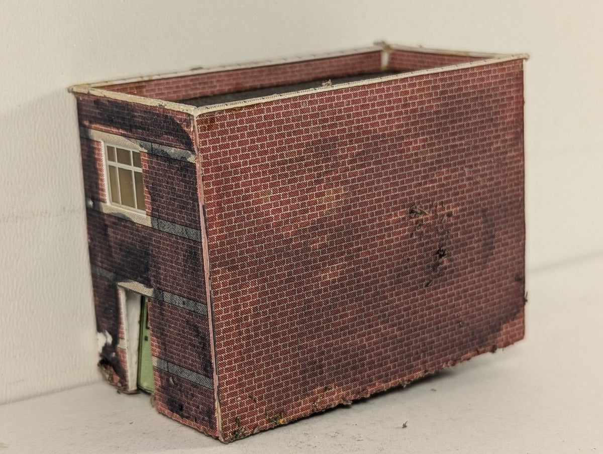 Metcalfe N Gauge Small Factory Building Red Brick PO283