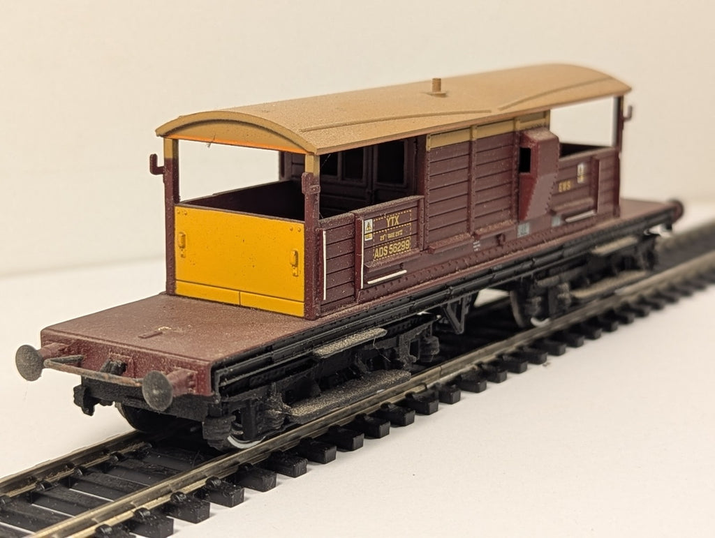 Bachmann OO Gauge BR Shark Ballast Plough Brake Van Wagons ADS 56299 EWS