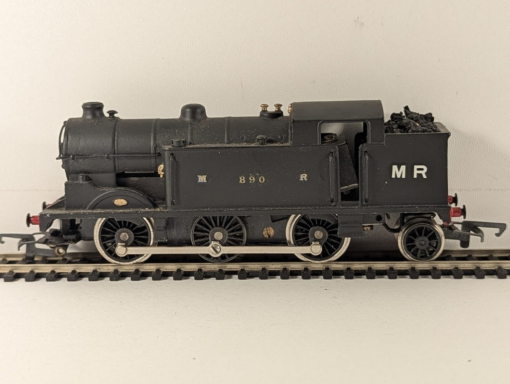 Hornby Dublo OO Gauge Class N2 0-6-2T Steam Locomotive 890 Midland Railway Black