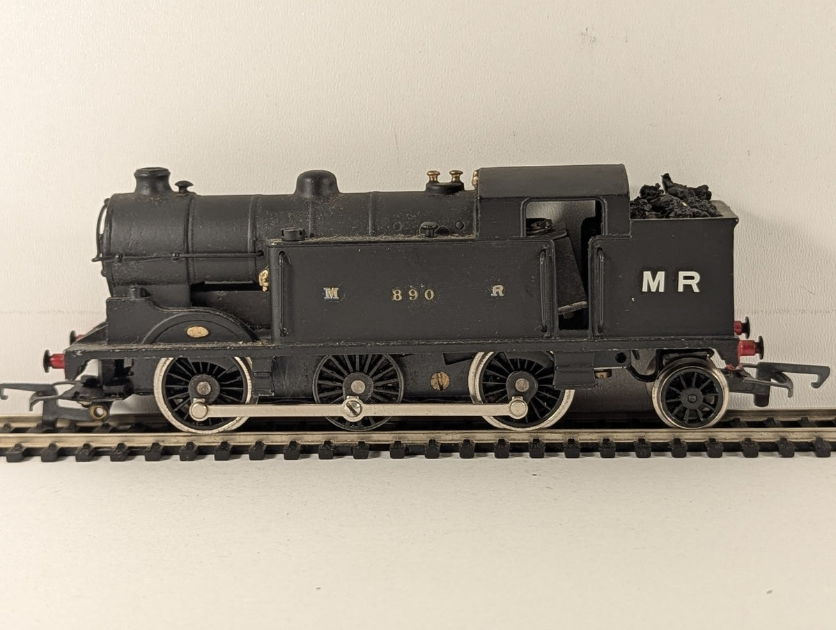Hornby Dublo OO Gauge Class N2 0-6-2T Steam Locomotive 890 Midland Railway Black