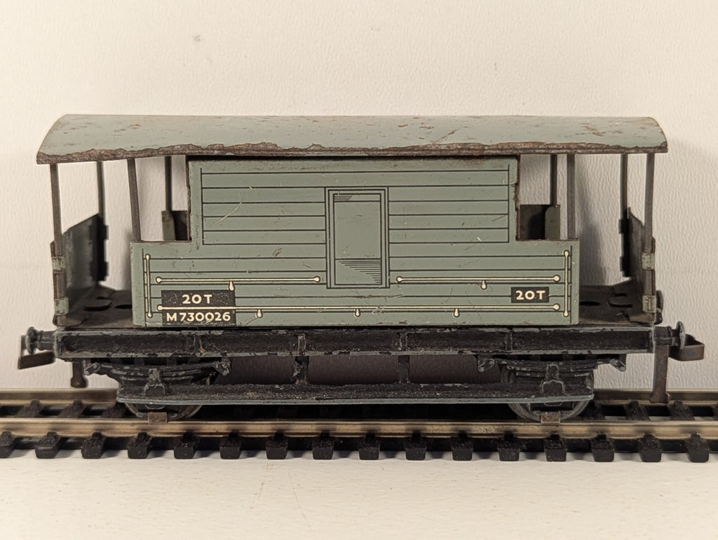 Hornby Dublo 32045 BR 20 Ton Goods Brake Van OO Gauge - Chipped Paint