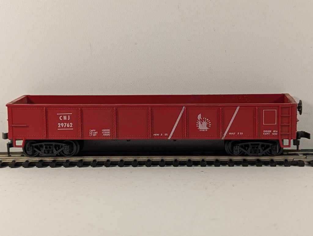 Roco HO Scale Jersey Central Lines 40ft Gondola Wagon 29762