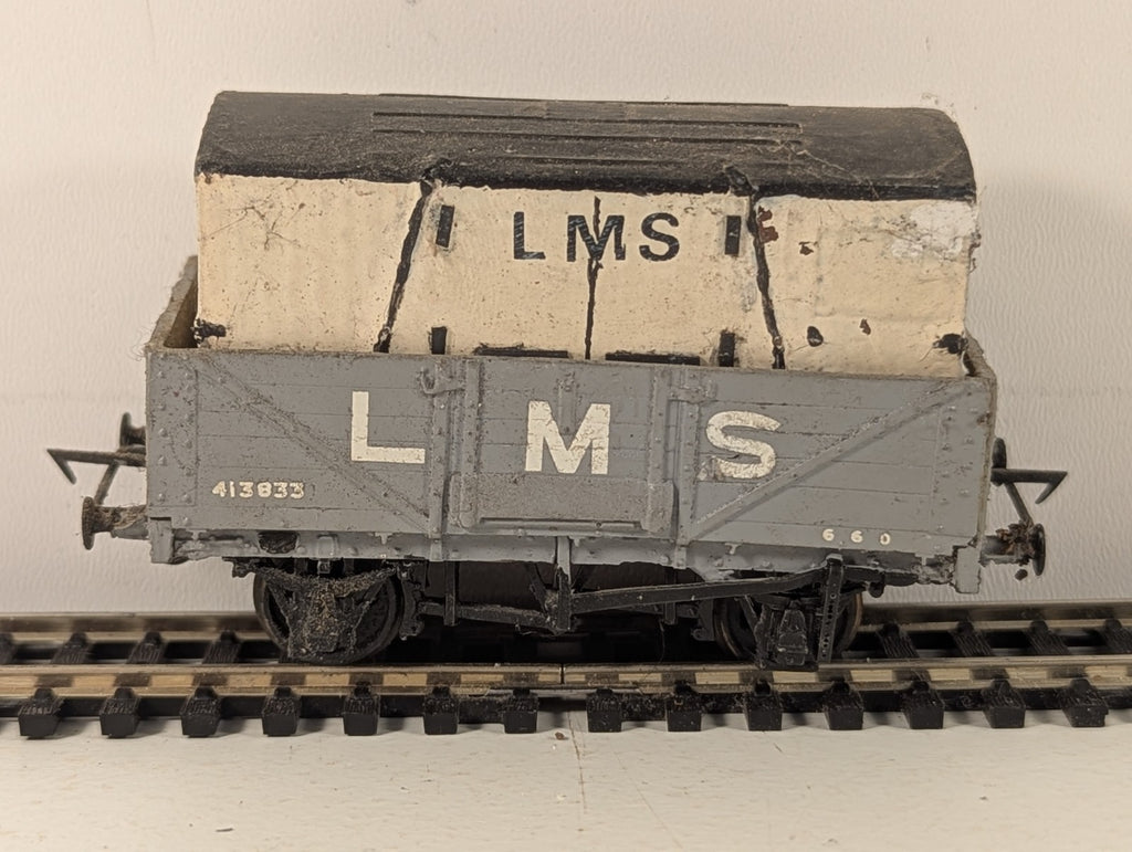 Kitbuilt OO Gauge LMS Open Wagon with Container