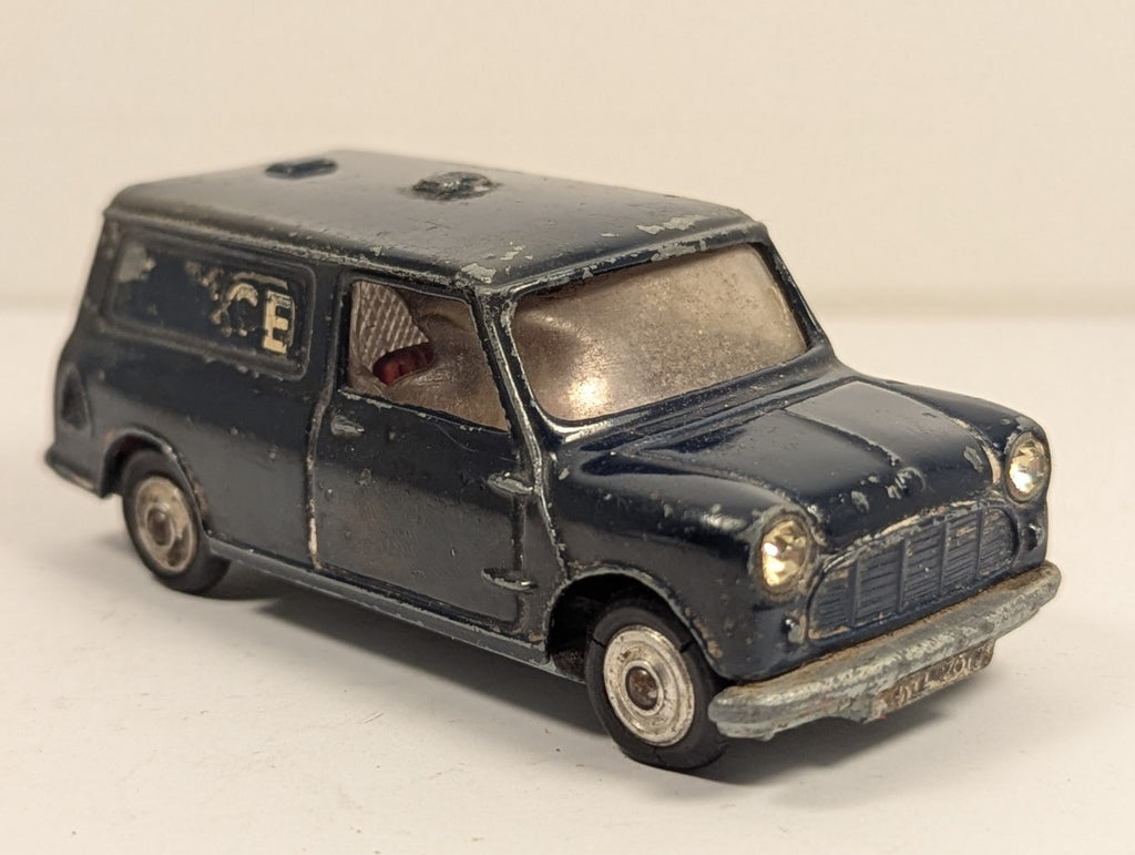 Corgi Toys 448 BMC Mini Police Van 1:43 Scale - Damaged Wheel