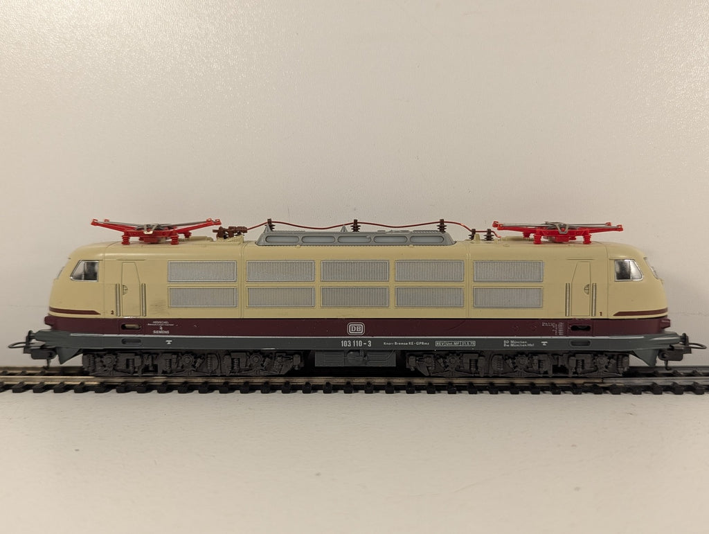 Lima HO Scale DB Class 103 Electric Locomotive 103 110-3 DB Cream & Crimson