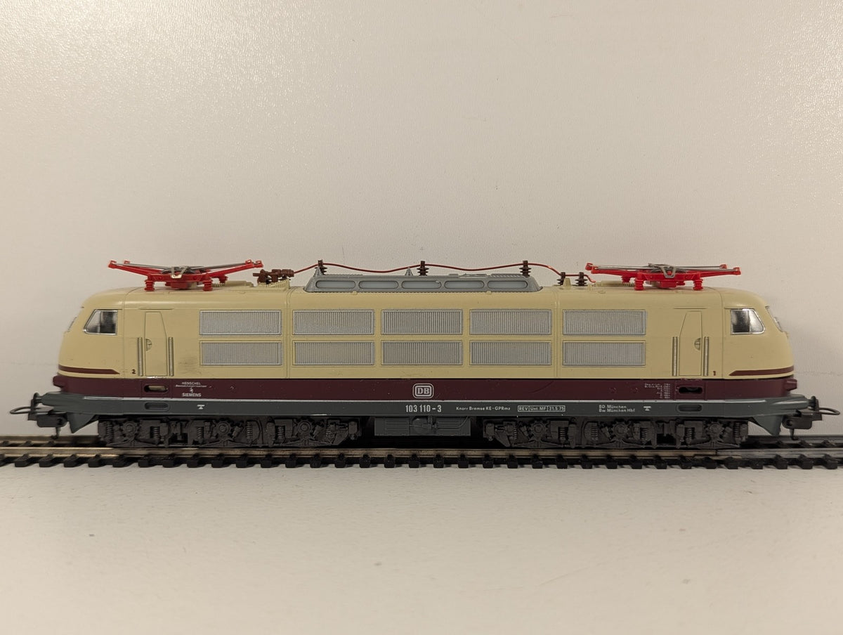 Lima HO Scale DB Class 103 Electric Locomotive 103 110-3 DB Cream & Crimson