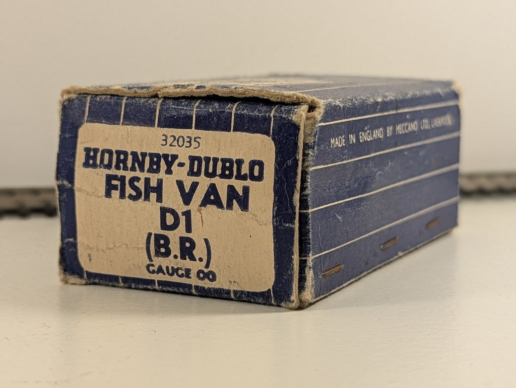 Hornby Dublo 32035 OO Gauge D1 BR Brown Fish Van - Boxed