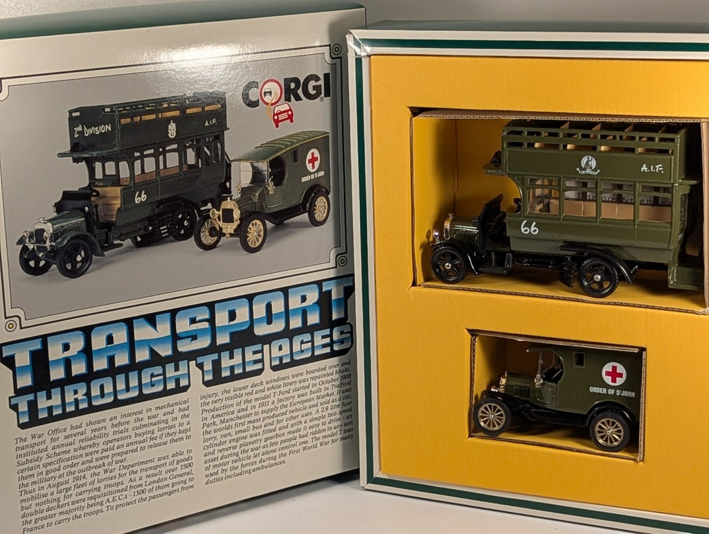 Corgi Transport Through The Ages Die-Cast Military Vehicle Set