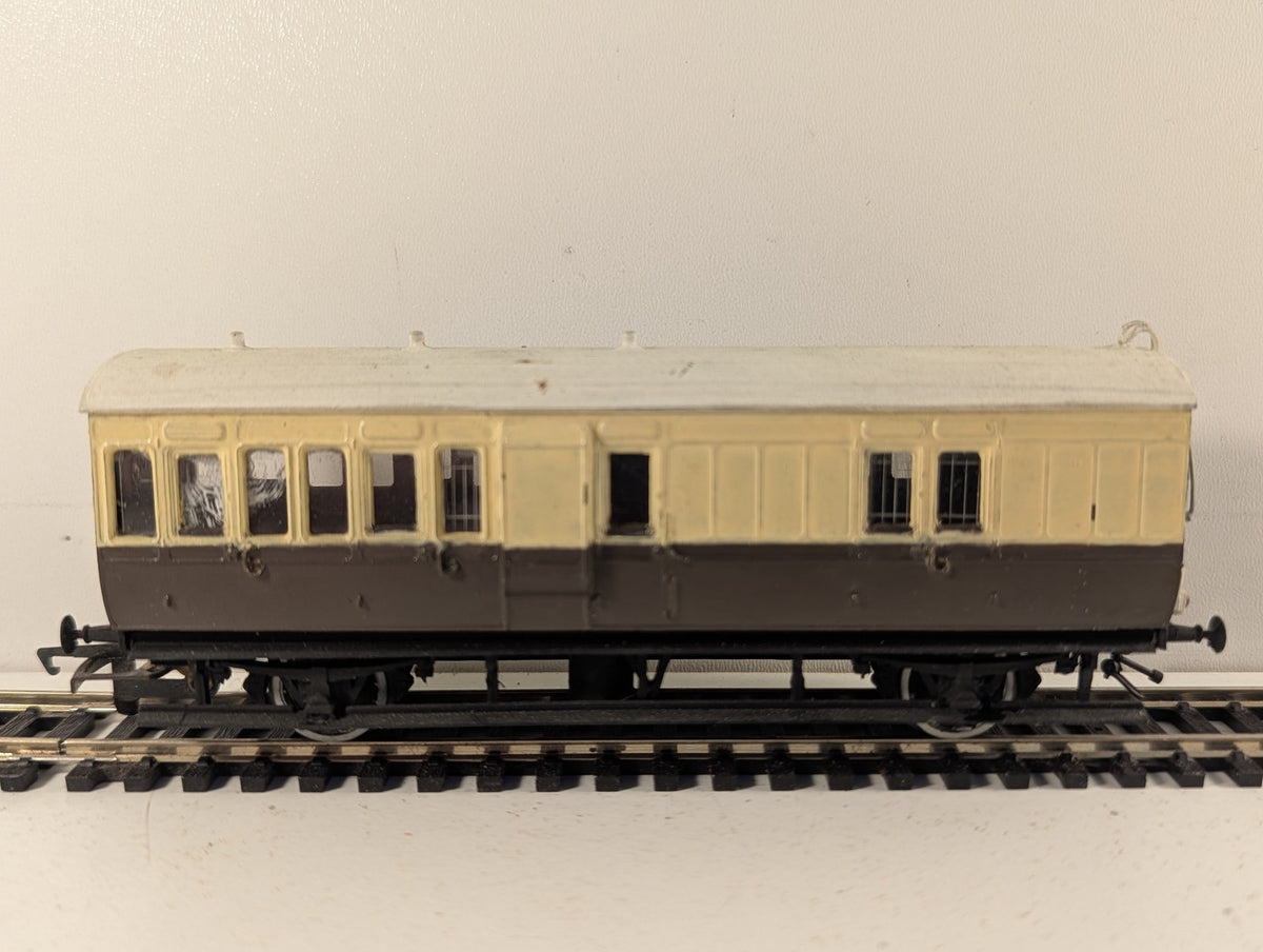 Ratio OO Gauge GWR 4-Wheel Brake Third Coach Coaches GWR Chocolate and Cream 610