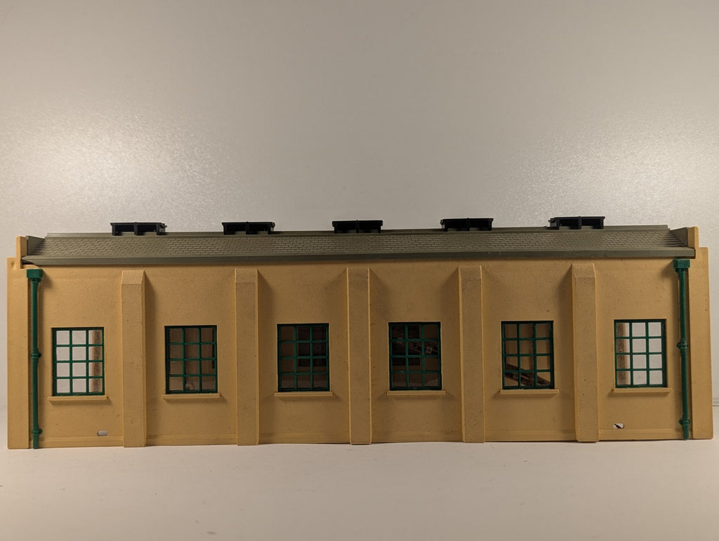 Hornby Dublo OO Gauge 2-Road Engine Shed Buildings & Structures Cream and Green