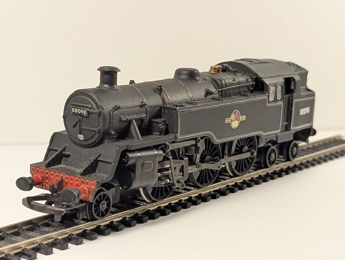 Wrenn OO Gauge Standard Class 4MT 2-6-4T Locomotive 80098 BR Black